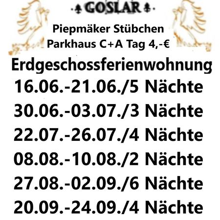 Piepmaeker Stuebchen Goslar Exterior foto