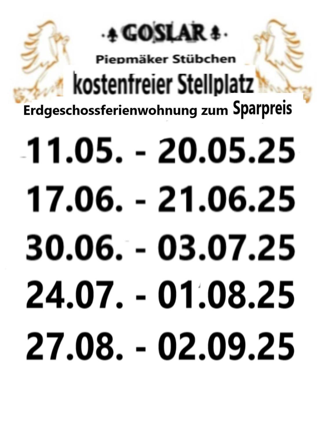 Piepmaeker Stuebchen Goslar Exterior foto