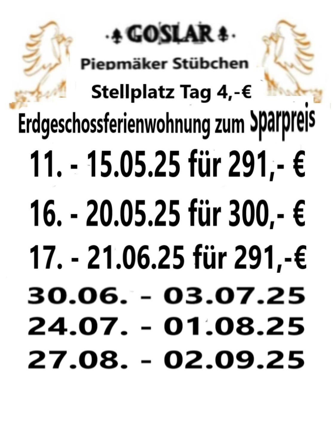 Piepmaeker Stuebchen Goslar Exterior foto