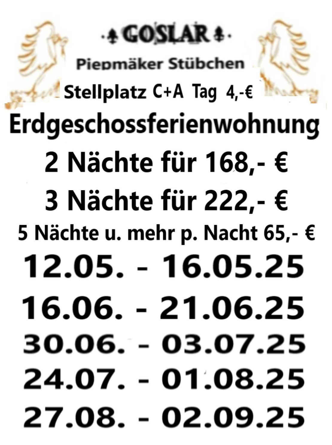 Piepmaeker Stuebchen Goslar Exterior foto